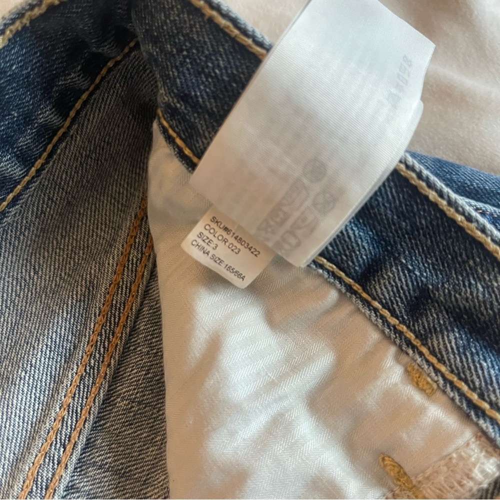 Classic Blue Abercrombie Denim Cutoffs - Picture 5 of 6